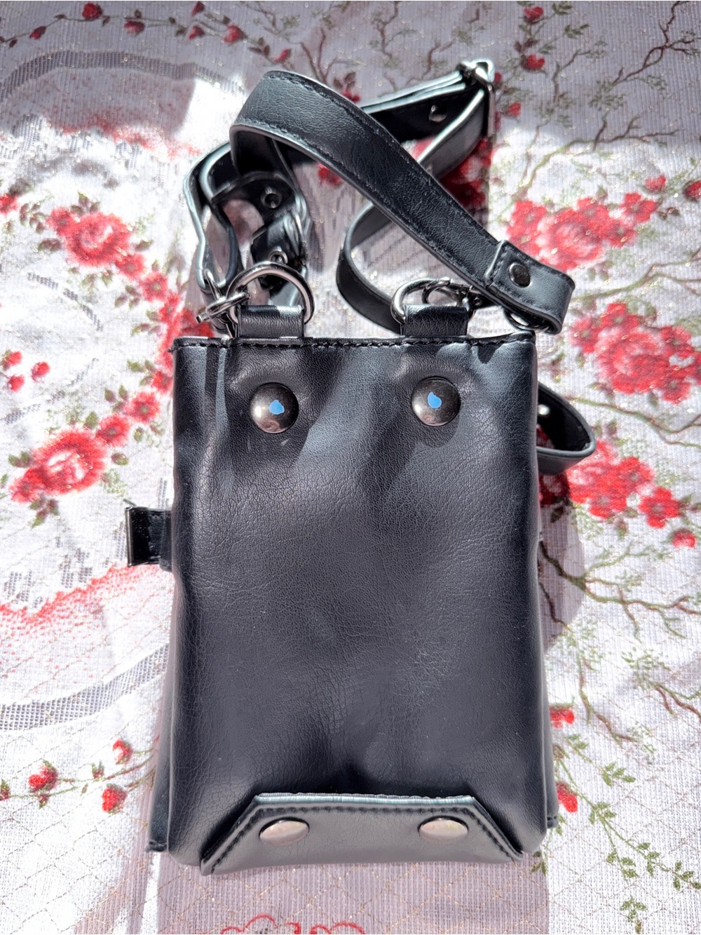 BaByliss Black Crossbody Leather Look Hairstylist Scissors Pouch Tool  ✂️ - Picture 3 of 4